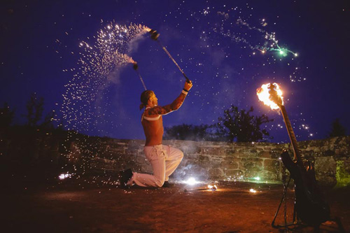 Cracheur de feu mariage