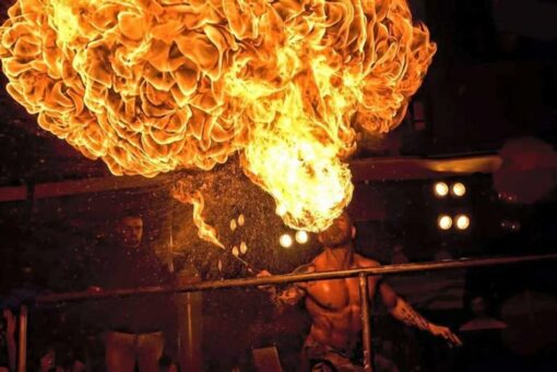 Cracheur de feu Strasbourg Sebastiano