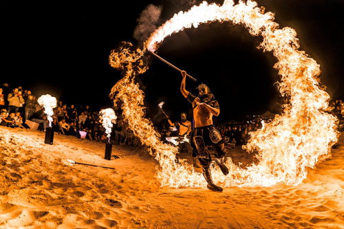 Jongleur de flammes événements Île-de-France