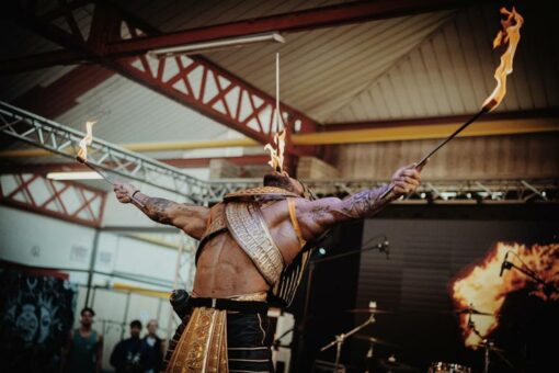 Performer feu Paris