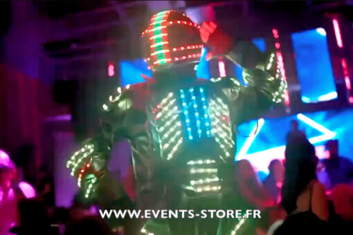 Animation robot LED Belgique