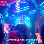 Robot Led Bruxelles - Échassier lumineux